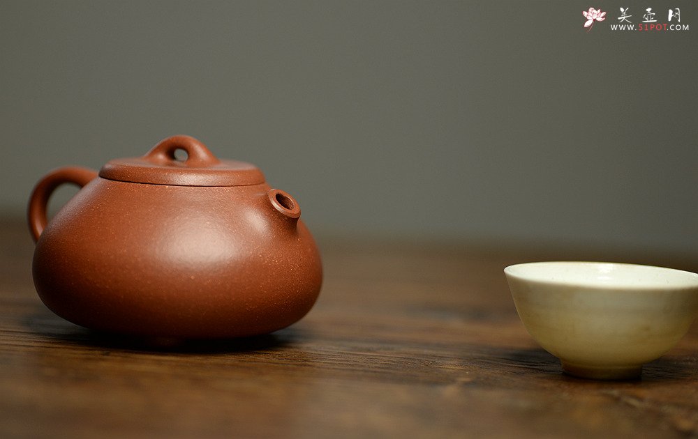 紫砂壶图片：优质降坡泥 周路健全手近作 禅瓢 实用耐品 - 美壶网