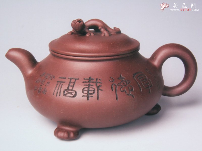 紫砂壶图片：神龙飞泉壶 - 美壶网