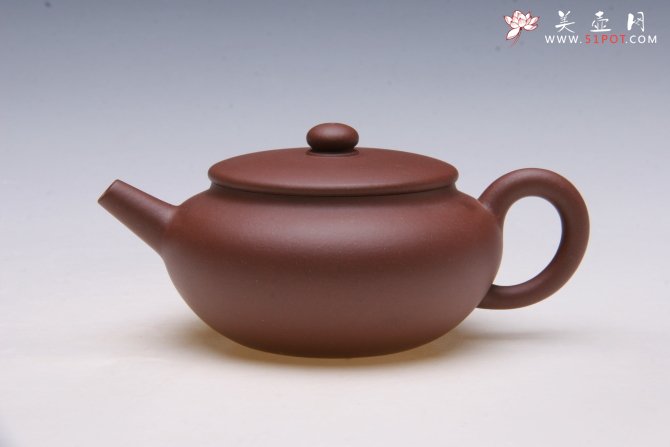 紫砂壶图片：扁腹壶 - 美壶网