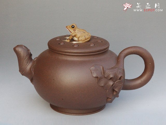 紫砂壶图片：青蛙莲心 - 美壶网