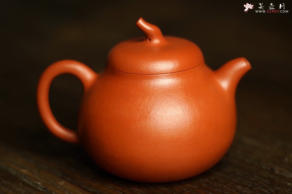 紫砂壶图片：传统器形 白云一片去悠悠~敦厚可人  全手茄段 - 美壶网