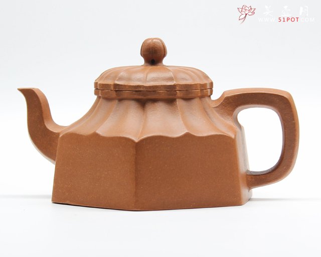 紫砂壶图片：六方水仙 - 美壶网
