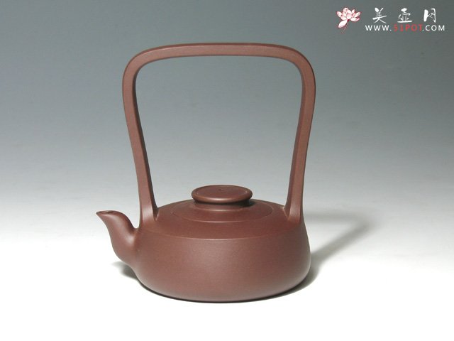 紫砂壶图片：此乐提梁 - 美壶网