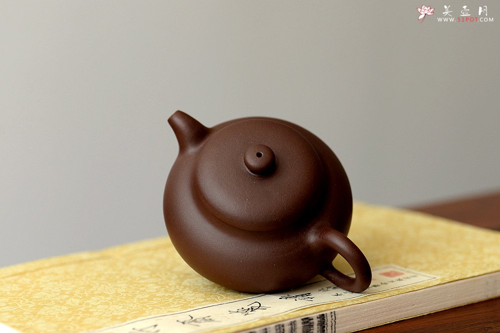 紫砂壶图片：张智耀全手新作 圆润饱满 有趣实用 全手圆乐 - 美壶网