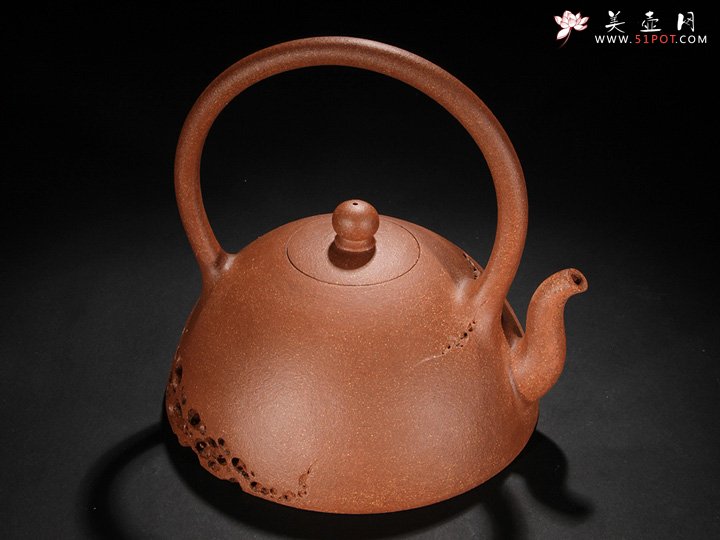 紫砂壶图片：清波提梁壶 - 美壶网
