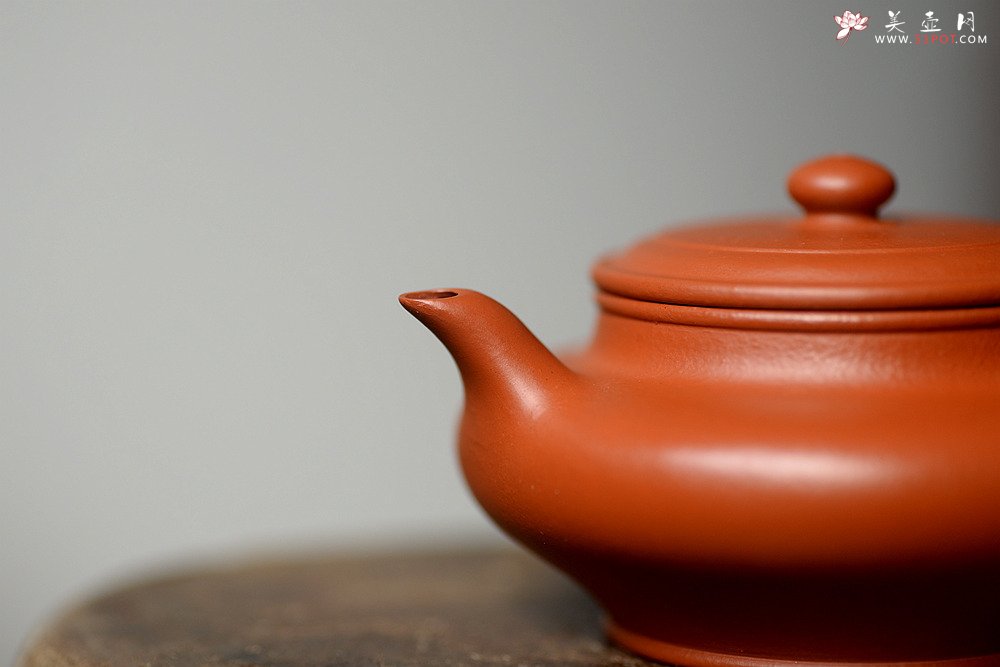 紫砂壶图片：美壶特惠 性价比极高 传统实用 优质朱泥~~虚扁 - 美壶网