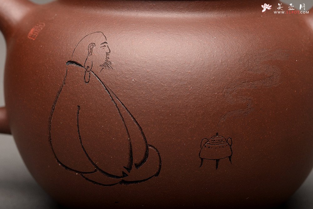 紫砂壶图片：圆润饱满 有趣实用 從心 - 美壶网
