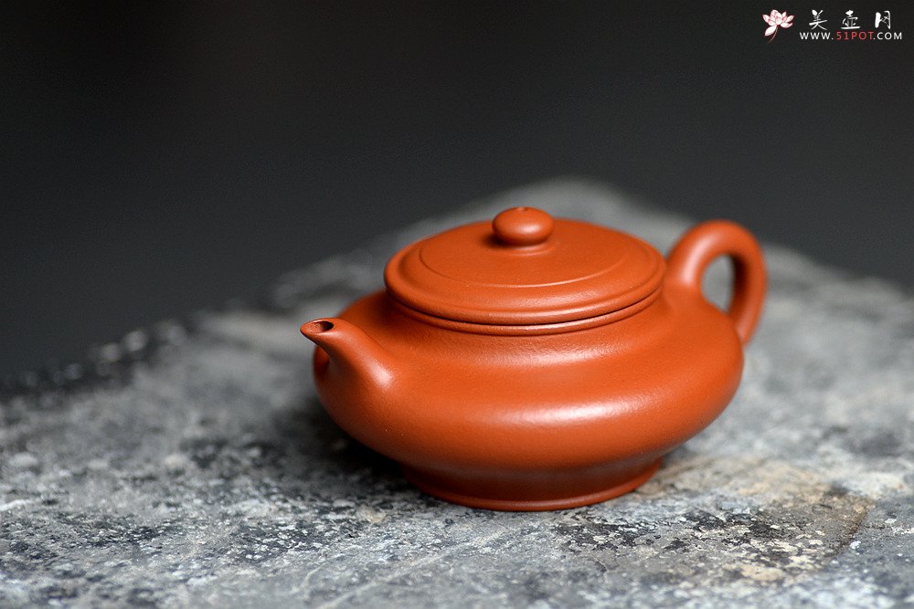 紫砂壶图片：美壶特惠 性价比极高 传统实用 优质朱泥~~虚扁 - 美壶网