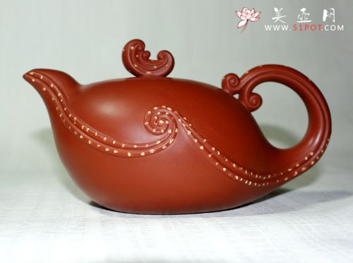 紫砂壶图片：爱如潮水 - 美壶网