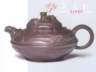 紫砂壶图片：风卷葵 - 美壶网