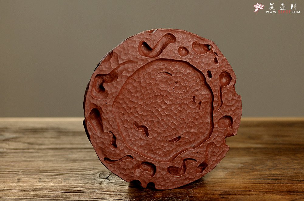 紫砂壶图片：美壶特惠 造型新颖~~非常好玩 全手工太湖石干泡台 - 美壶网