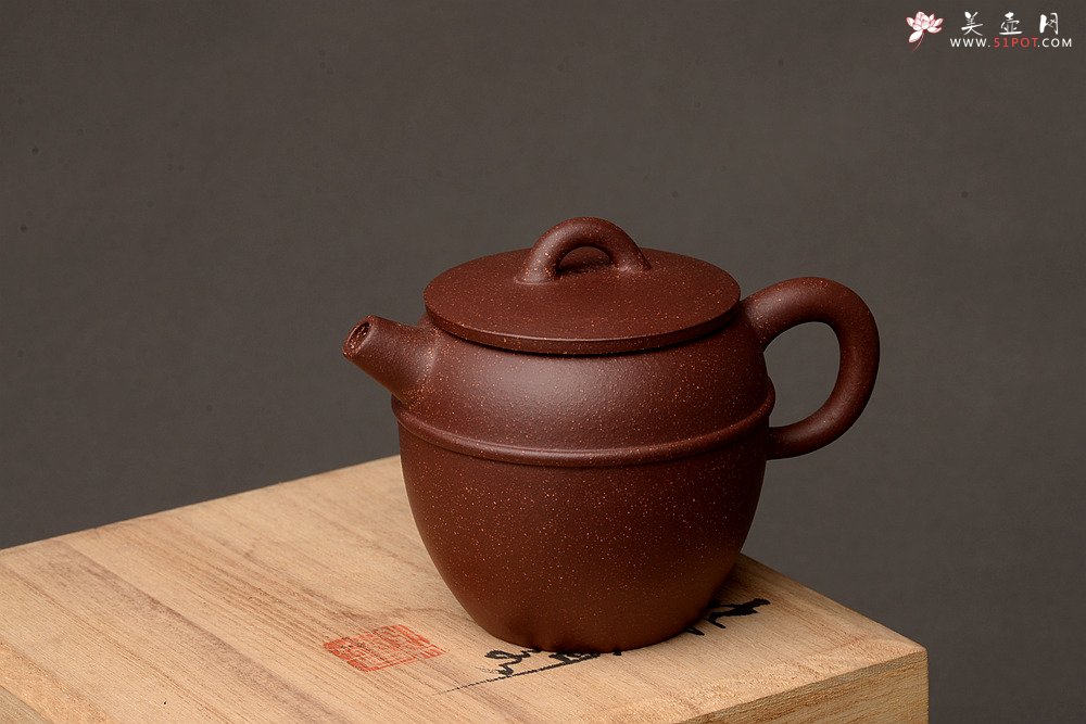 紫砂壶图片：美壶特惠 茶人最爱 实用小壶 仿清巨轮 紫泥调砂 - 美壶网