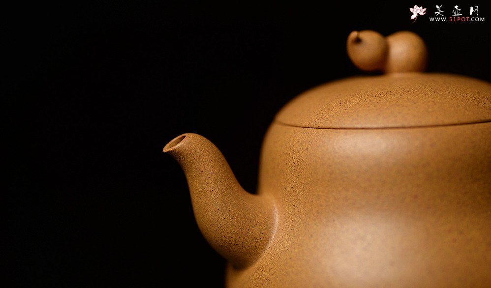 紫砂壶图片：曲峰最新作品  乾坤葫芦 福禄吉祥 纯正优质段 - 美壶网