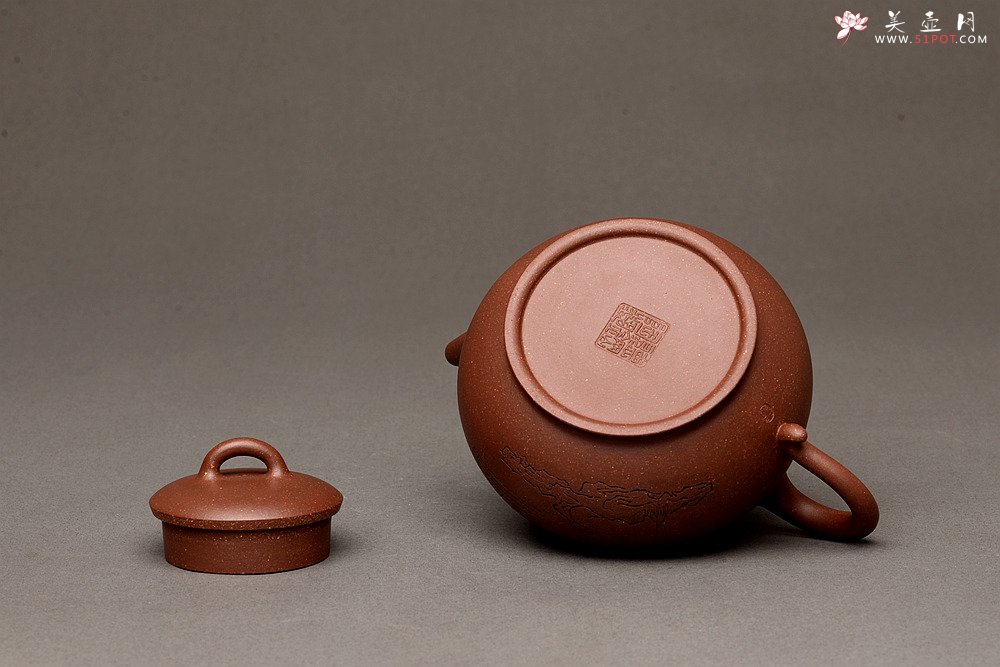 紫砂壶图片：俊秀之作 清悟 张听刚精心装饰   - 美壶网