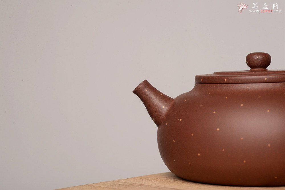 紫砂壶图片：王微全手新品 做工精致 大口实用有趣 全手铺砂锦泉 - 美壶网