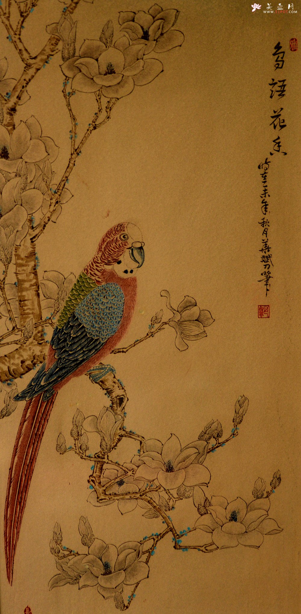 紫砂壶图片：谭华斌精心装饰 壁画 韵味十足 送礼自珍佳作 - 美壶网