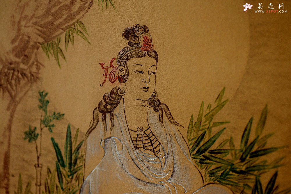 紫砂壶图片：谭华斌精心装饰  壁画 送礼自珍佳作 - 美壶网