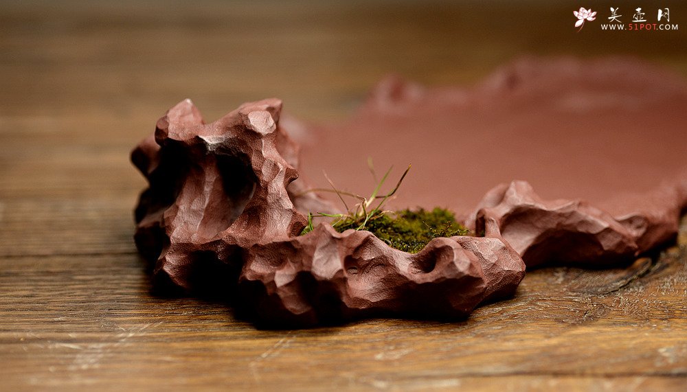 紫砂壶图片：学院派风格~非常好玩的作品 全手工干泡台 - 美壶网