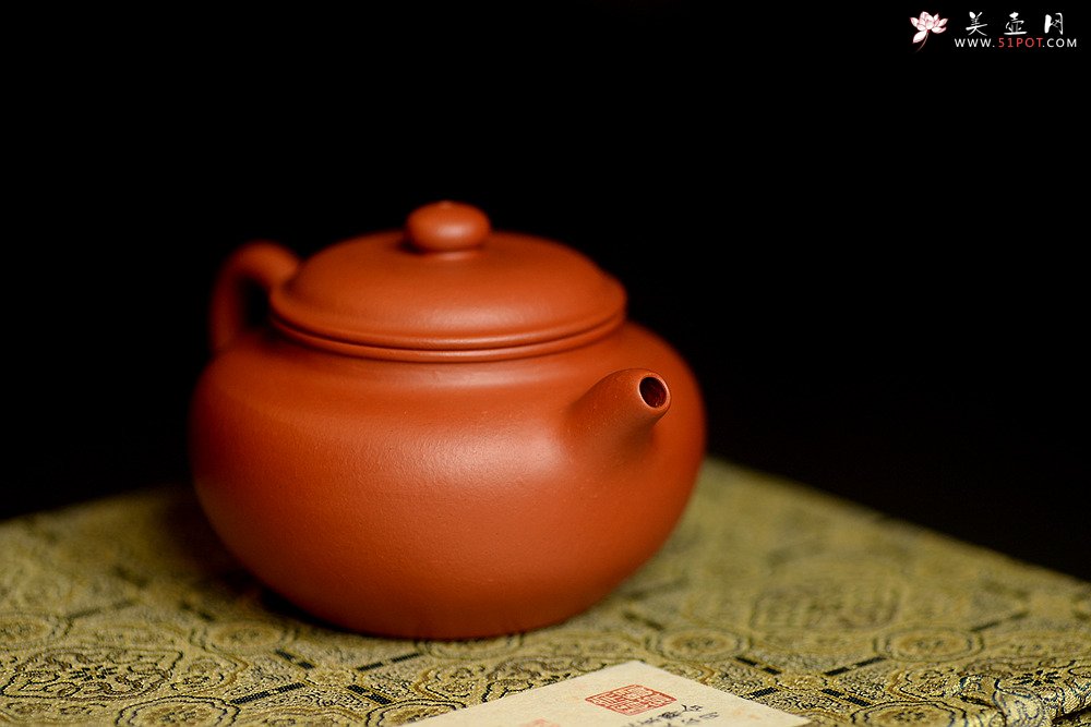 紫砂壶图片：优质朱泥 娇艳迷人 全手仿古 传统实用 - 美壶网