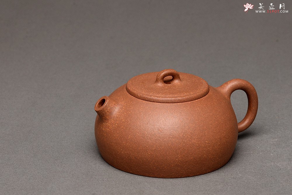 紫砂壶图片：张悦全手作品 段泥石权壶 优质老段 别有风味 实用可人 - 美壶网