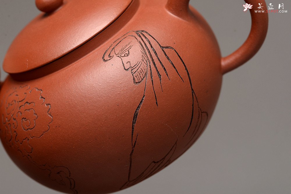 紫砂壶图片：美壶特惠 优质红皮龙 古朴有趣 实用耐品  元婴 杀茶利器 - 美壶网