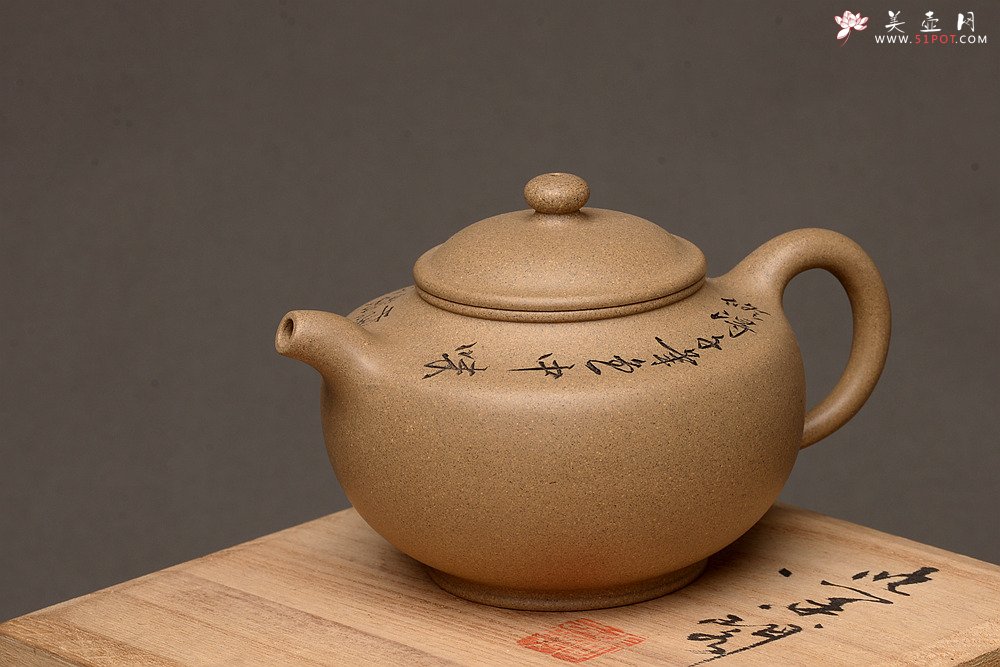 紫砂壶图片：灵巧喜人 悟禅 宝鼎 - 美壶网