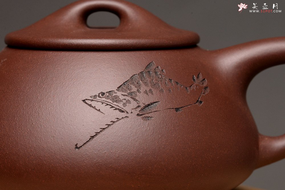 紫砂壶图片：陆轶舟作品 烹云石瓢 相映得趣 文气实用~ - 美壶网