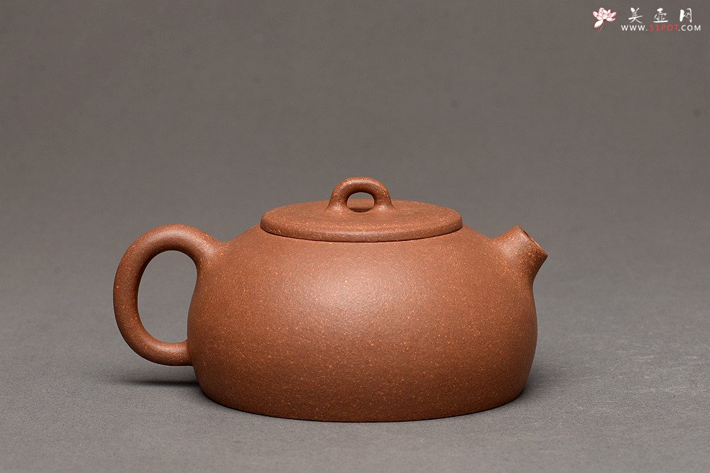 紫砂壶图片：张悦全手作品 段泥石权壶 优质老段 别有风味 实用可人 - 美壶网