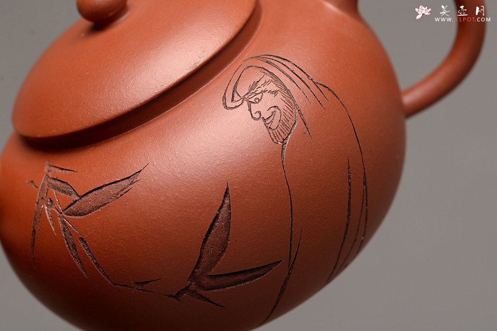 紫砂壶图片：美壶特惠 优质红皮龙 古朴有趣 实用耐品  元婴 杀茶利器 - 美壶网