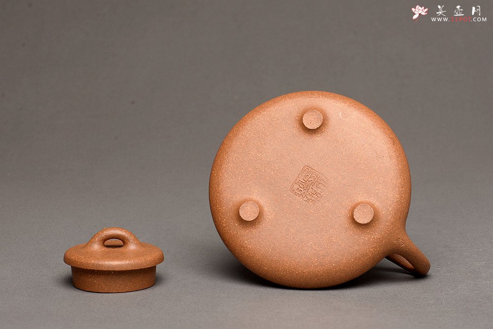 紫砂壶图片：器形周正 文气全手石瓢 骨肉均挺之精品 - 美壶网