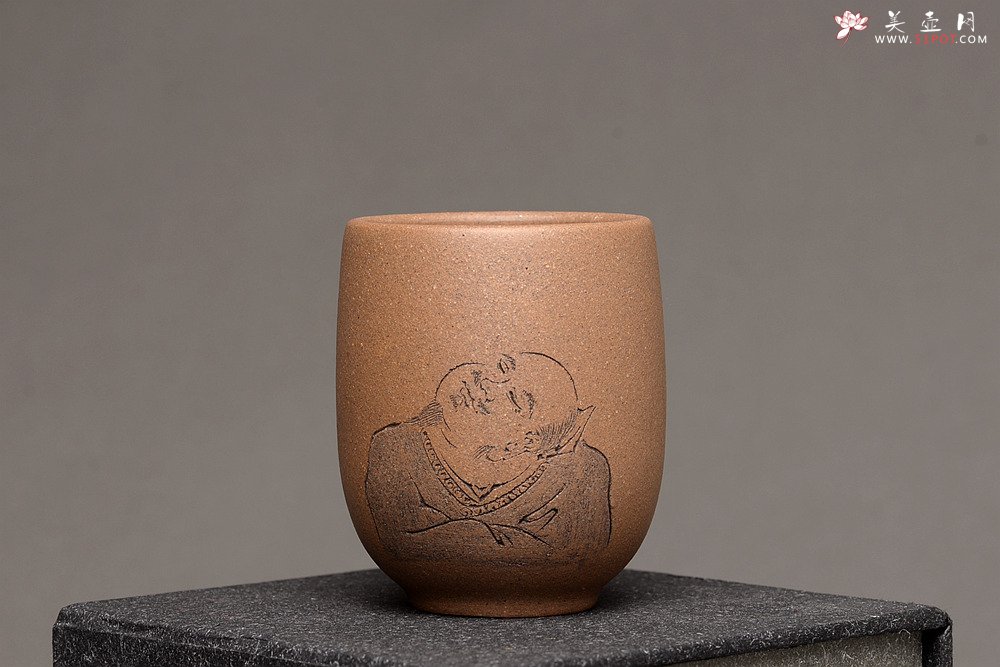 紫砂壶图片：美壶特惠 游心堂主人精刻 高档套组杯 6个一组  送礼自玩佳品~ - 美壶网