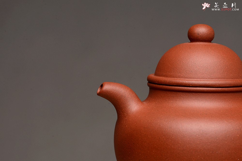 紫砂壶图片：美壶特惠 优质红皮龙 传统经典 寿珍掇球 - 美壶网