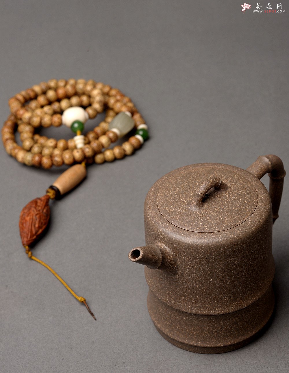 紫砂壶图片：钱建荷丙申年全手新作 寓意吉祥  优质青段 竹韵清风 节节高升 - 美壶网