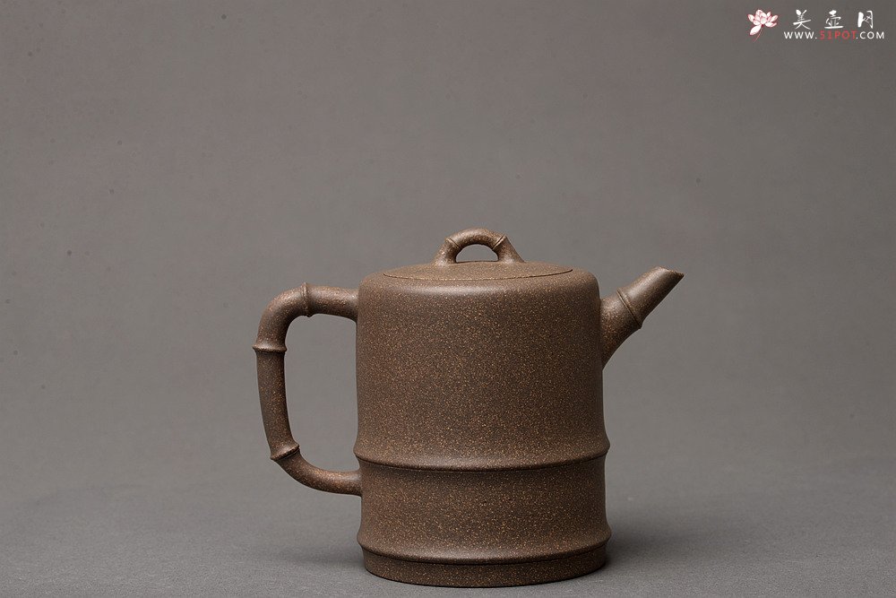 紫砂壶图片：钱建荷丙申年全手新作 寓意吉祥  优质青段 竹韵清风 节节高升 - 美壶网