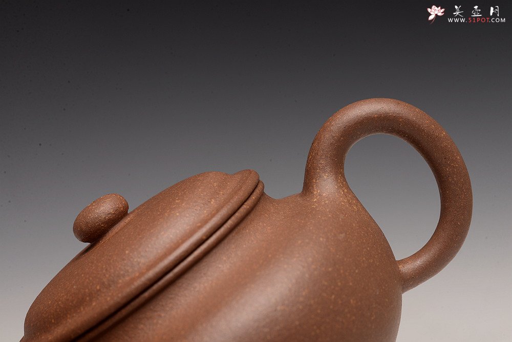 紫砂壶图片：张悦全手作品 优质老段泥 传统经典 全手仿古 - 美壶网