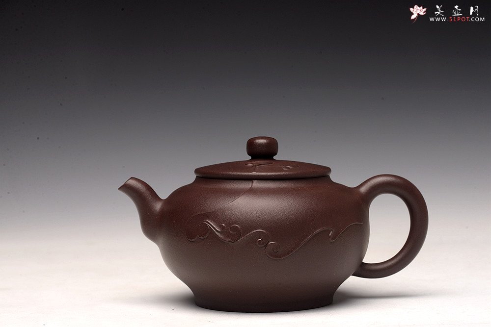 紫砂壶图片：高雪琴乙未年全手原创作品 陆轶舟精心装饰 云卷云舒 雅致 云锦 - 美壶网