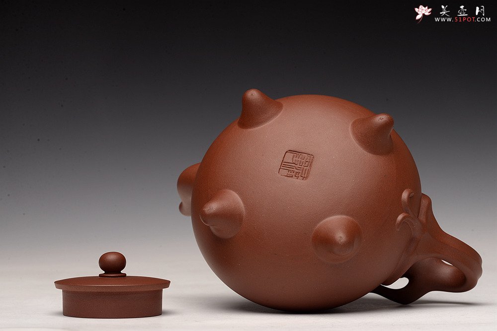 紫砂壶图片：呕心力作 精于洪霞精品代表作~ 全手螭龙 雍容华贵 - 美壶网