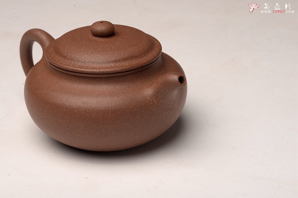 紫砂壶图片：张悦全手作品 优质老段泥 传统经典 全手仿古 - 美壶网