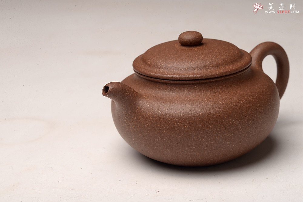 紫砂壶图片：张悦全手作品 优质老段泥 传统经典 全手仿古 - 美壶网