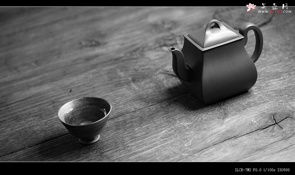 紫砂壶图片：于洪跃原创作品 线条流畅 做工精致 全手四方宫樽  - 美壶网