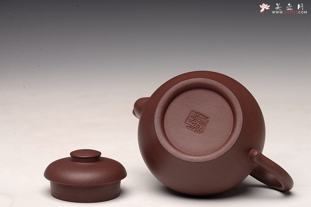 紫砂壶图片：美壶特惠 线条优美 敦厚可人 古樽 - 美壶网