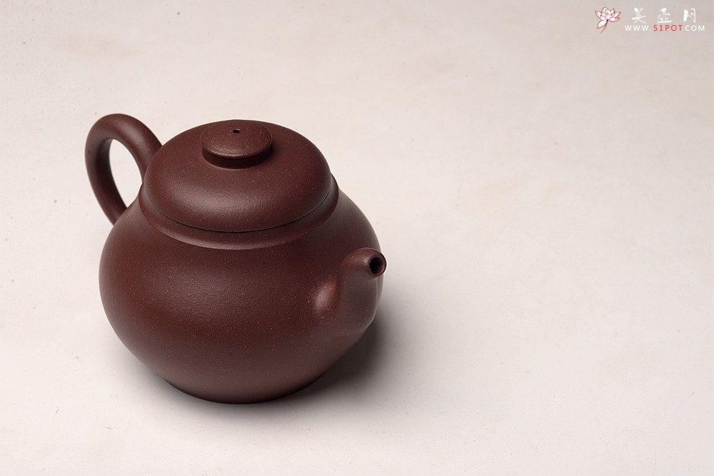紫砂壶图片：美壶特惠 线条优美 敦厚可人 古樽 - 美壶网
