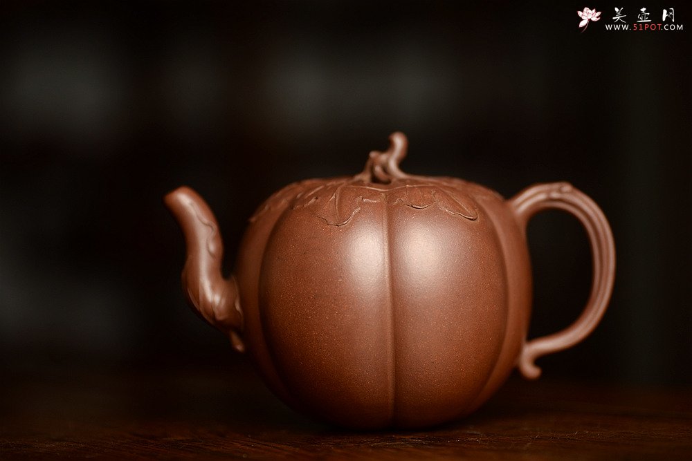 紫砂壶图片：顾正芳丙申全手作品  经典代表作 南瓜一对 - 美壶网