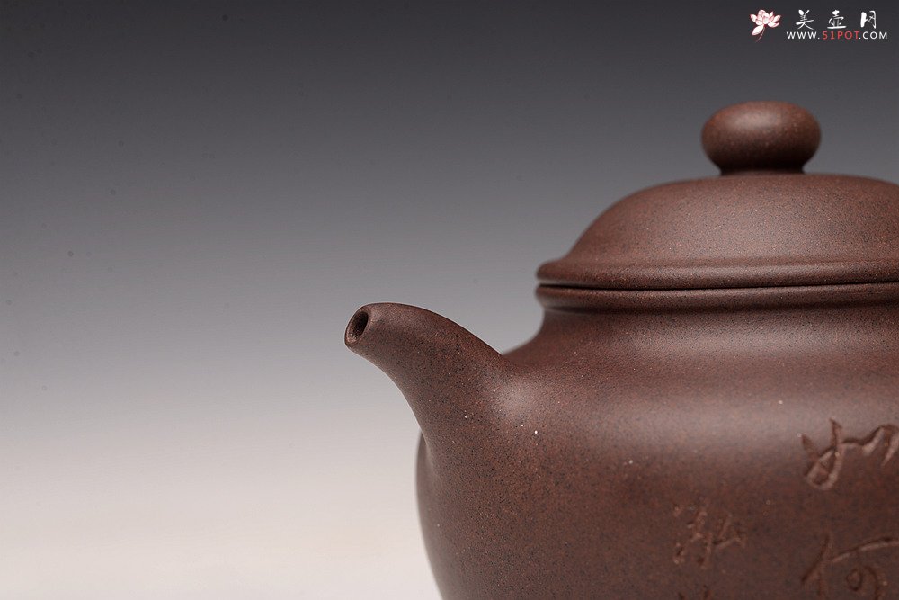 紫砂壶图片：鸿渝山房摹古之留佩莲子 文气可人 美壶特惠 - 美壶网