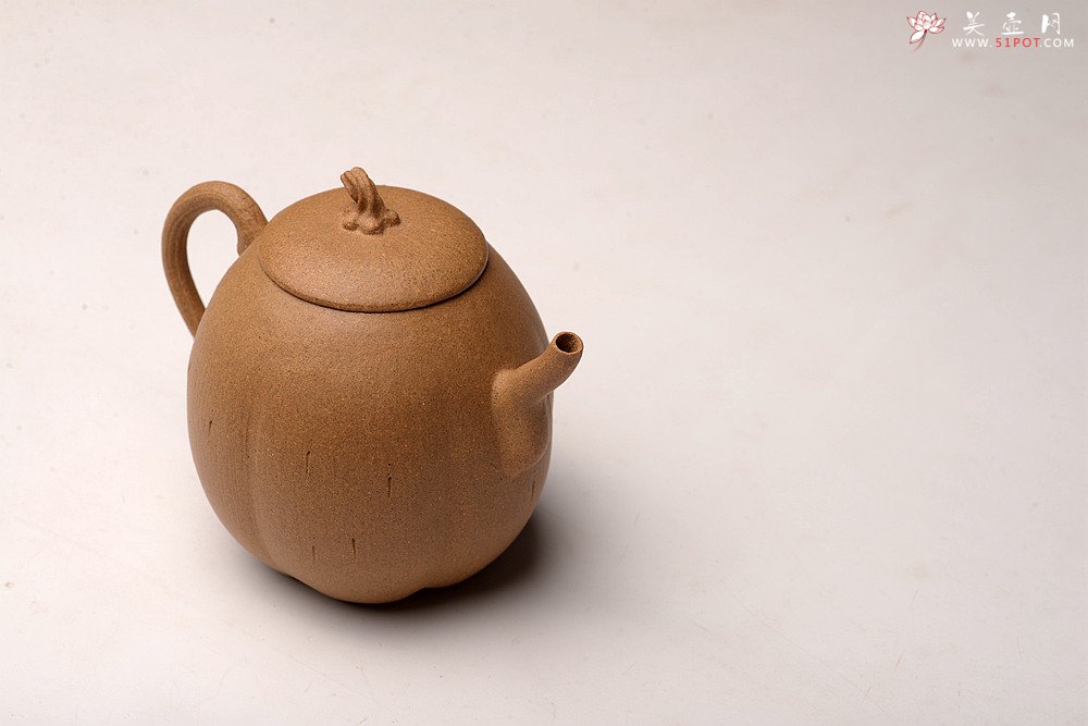 紫砂壶图片：姜建荣全手作品 硕果二 古拙有趣 秀气可人 - 美壶网