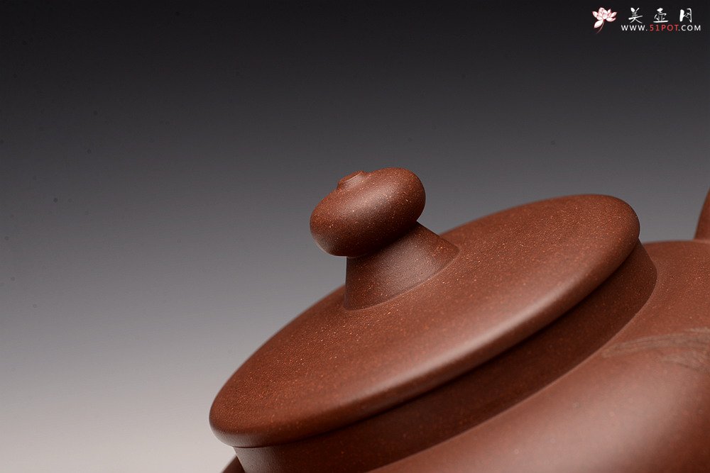 紫砂壶图片： 詹黎明、赵辉强强联合之收藏精品 全手精工 雄厚圆润 大宝相 - 美壶网