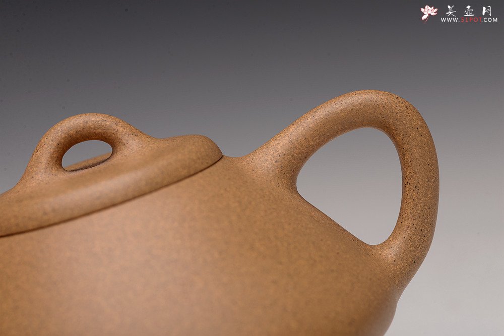 紫砂壶图片：丙申新品 美壶特惠 骨感段泥小石瓢 140cc 岩茶、普洱利器 - 美壶网