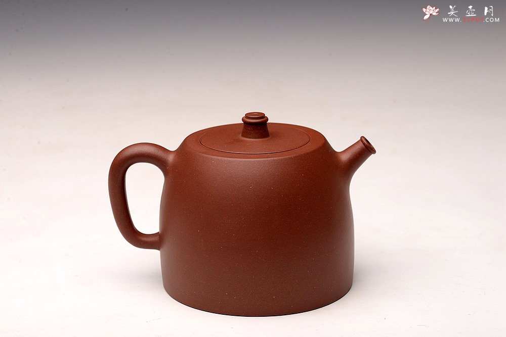 紫砂壶图片：全手摹古之作 汉铎 优质底槽青 典雅大方 - 美壶网