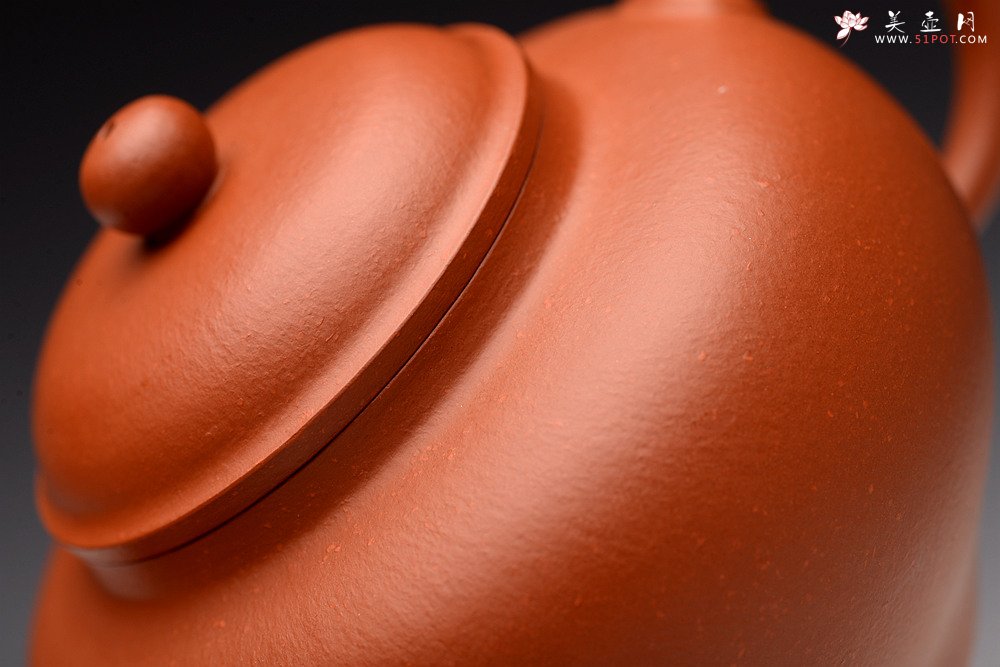 紫砂壶图片：于洪霞丙申春 原创全手作品 朱泥灵龙 秀雅耐品 刹凹仅一只 - 美壶网