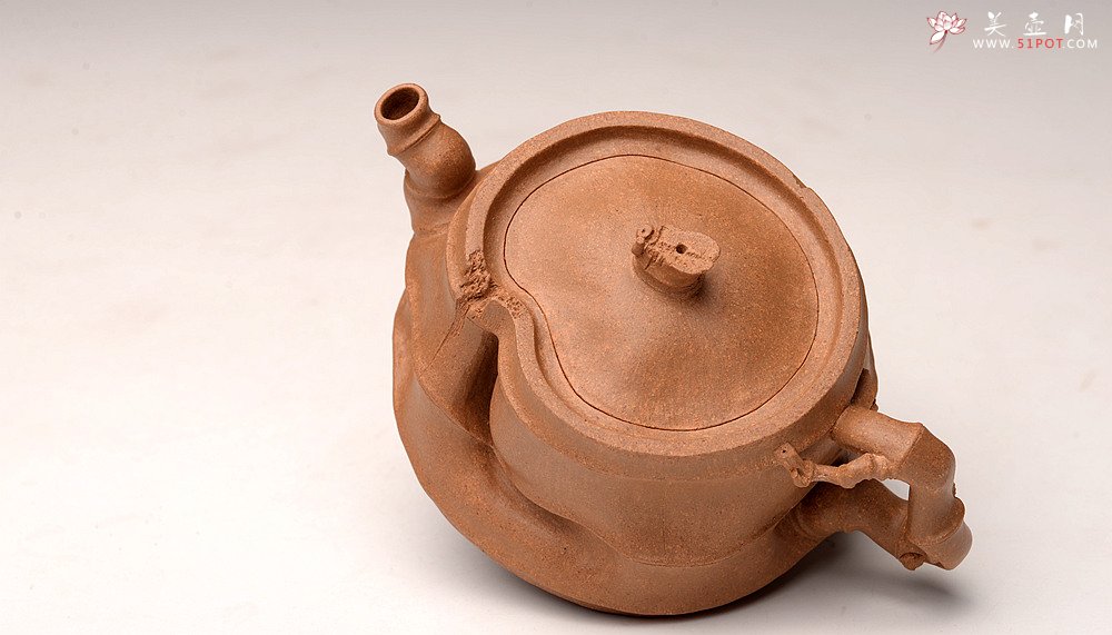 紫砂壶图片：林秀明丙申春 全手精品 文雅十足 原创作品 闻竹套组 耐品玩味~杯50cc - 美壶网